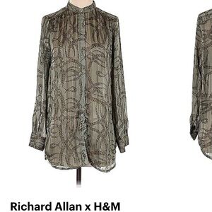 Richard Allen x H&M Longline Blouse